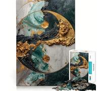 Puzzle Yin Yang Kintsugi Armonia da 1000 pezzi per adulti,gioco di memoria divertente,taglio esperto,artigianato,rilassante attività di gruppo al chiuso (38x52cm)