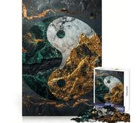 Puzzle Yin Yang Kintsugi Armonia da 1000 pezzi per adulti Puzzle che stimola la mente, offre un momento di relax e divertimento, con bordi lisci Un regalo perfetto (50x75cm)