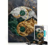 Puzzle Yin Yang Kintsugi Armonia per Ragazzi,1000 Pezzi,Gioco di Stimolazione Mentale,Pezzi Senza Sbavature,Taglio Pulito,Facile da Imparare,Divertimento per Tutta la Famiglia (38x52cm)