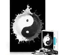 Puzzle Yin Yang Splash da 1000 pezzi per adulti,gioco di memoria divertente,taglio esperto,attività di gruppo rilassante da fare in casa (50x75cm)
