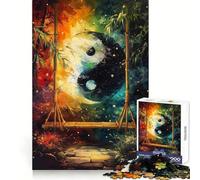Puzzle Yin Yang Swing da 1000 pezzi per adolescenti, per sviluppare capacità analitiche, per una fuga serena e un'unione precisa, ideale come regalo di Natale (38x52cm)