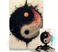 Puzzle Yin Yang Universe da 1000 pezzi per adulti,divertente per allenare la mente,con tagli di precisione e bordi lisci,ideale per serate tranquille (38x26cm)