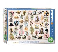 Puzzle - Yoga Gattini - 500 Pezzi