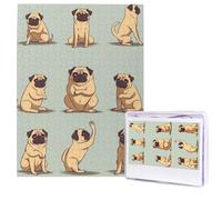 Puzzle Yoga Pug da foto 500 pezzi Puzzle in legno personalizzato impegnativo puzzle per adulti Immagine personalizzata Puzzle Regali per famiglia Matrimonio amico