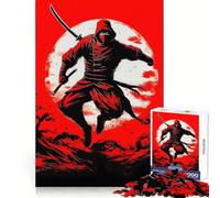 Puzzle Yokai Ninja per adolescenti da 1000 pezzi, stimola la memoria, si srotola facilmente, dimensioni perfette, regalo per le vacanze (50x75cm)
