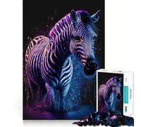 Puzzle Zebra Astronauta 1000 pezzi Gioco di logica e pensiero creativo Taglio esperto Artigianato Momento di tranquillità Esercizio mentale da fare a casa (38x52cm)