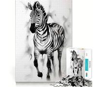 Puzzle Zebra Ink da 1000 pezzi,divertente gioco di simulazione cognitiva,pezzi ad incastro perfetti,regalo di compleanno,rompicapo (38x52cm)