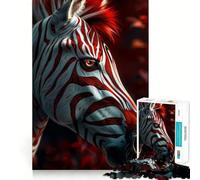 Puzzle Zebra My Funny Friend da 1000 pezzi per adolescenti,gioco di memoria e concentrazione,taglio di qualità professionale,attività rilassante di gruppo al chiuso (38x26cm)