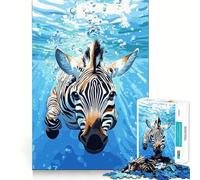Puzzle Zebra Sottomarino da 1000 pezzi,gioco di memoria,divertente,superficie liscia e senza sbavature,sfida stimolante per il tempo libero (38x26cm)
