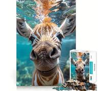 Puzzle Zebra Sottomarino da 1000 pezzi,gioco di memoria,qualità premium,taglio laser,attività coinvolgente per serate tranquille (38x52cm)