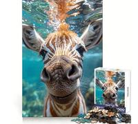Puzzle Zebra Sottomarino da 1000 pezzi per adulti, stimolante per la memoria, ideale per una fuga rilassante, con tagli netti e adatto alle festività (50x75cm)