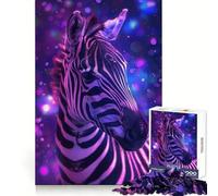 Puzzle Zebra Spazio 1000 pezzi per adulti, regalo per stimolare la mente, divertimento e relax, con bordi precisi, regalo memorabile (50x75cm)