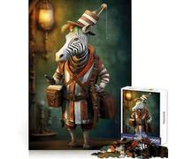 Puzzle Zebra Traveler Art da 1000 pezzi per adolescenti, ideale per stimolare la memoria, favorire il relax e creare bordi precisi, un regalo perfetto per le feste (50x75cm)