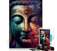 Puzzle Zen Buddha da 1000 pezzi,Memory Train,divertente,superficie liscia e priva di sbavature,sfida stimolante per il tempo libero (38x52cm)
