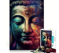 Puzzle Zen Buddha per adulti da 1000 pezzi,gioco di memoria e concentrazione,incastro perfetto,compatto,divertente per il tempo libero in famiglia (50x75cm)
