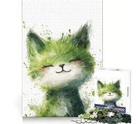 Puzzle Zen Garden Kitty da 1000 pezzi per adolescenti, ideale per stimolare la mente e rilassarsi, con incastri solidi Regalo perfetto (50x75cm)