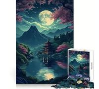 Puzzle Zen Gardens da 1000 pezzi per adolescenti, sfida mentale, relax, tempo libero, incastro perfetto, regalo di Natale (38x26cm)