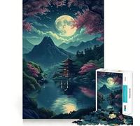 Puzzle Zen Gardens per ragazzi,1000 pezzi,gioco di memoria divertente,componenti robusti e ben rifiniti,portatile,ideale per i viaggi (38x52cm)