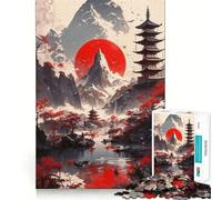 Puzzle Zen Horizons da 1000 pezzi gioco di logica,esercizio di taglio,abilità artigianale,momento di tranquillità e allenamento mentale a casa (50x75cm)