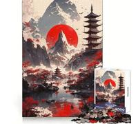 Puzzle Zen Horizons da 1000 pezzi per adulti, ideale per migliorare la memoria e intrattenere nel tempo libero Taglio laser, arte, regalo di Natale (50x75cm)
