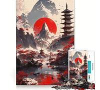 Puzzle Zen Horizons da 1000 pezzi,stimolante per la mente,divertente,senza sbavature,pezzi ben tagliati,ideale per le vacanze e l'intrattenimento in casa (38x52cm)