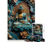 Puzzle Zen Kintsugi da 1000 pezzi con Buddha della calma, ideale per adulti, per stimolare la mente e creare un'atmosfera rilassante, un hobby di alta qualità, perfetto come regalo di compleanno