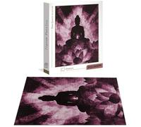 Puzzle zen Puzzle 1000 Pezzi Jigsaw Adulti DIY Classici Gioco, Puzzles a Forma di Loto, Giochi Rilassamento e Intelligence per Ragazzi da 14 Anni 75 x 50 cm/1000 pcs con Scatola Regalo in Legno B-7247