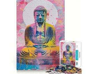 Puzzle Zen Spectrum da 1000 pezzi,divertente gioco di allenamento cognitivo,pezzi ad incastro perfetti,regalo di compleanno,rompicapo (50x75cm)