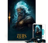 Puzzle Zeus da 1000 pezzi per adulti pensa,allenati e gioca Incastra bene i pezzi,non si staccano alleviare lo stress (38x26cm)