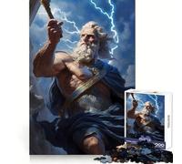 Puzzle Zeus Greco da 1000 pezzi per adulti, ideale come regalo, per stimolare la mente e rilassarsi, con bordi ben definiti Regalo perfetto (38x26cm)