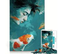 Puzzle Zodiaco Pesci da 1000 pezzi,gioco di logica e allenamento mentale,incastro perfetto,senza spazi vuoti,sfida interattiva per la mente a casa (38x26cm)