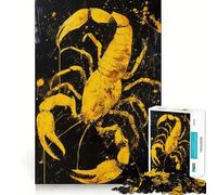 Puzzle Zodiaco Scorpione 1000 - Gioco cognitivo divertente con componenti robusti e ben definiti,ideale per momenti di tranquillità e allenamento mentale a casa (38x52cm)