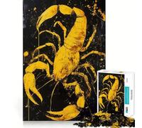 Puzzle Zodiaco Scorpione da 1000 pezzi per ragazzi,gioco cognitivo,incastro perfetto,compatto,divertente per il tempo di gioco in famiglia (38x26cm)