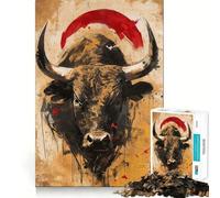 Puzzle Zodiaco Toro,1000 pezzi,divertente gioco di logica e apprendimento,pezzi ad incastro perfetti,regalo di compleanno,rompicapo (50x75cm)