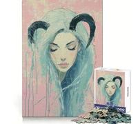 Puzzle Zodiaco Vergine da 1000 pezzi per adolescenti, allenamento della concentrazione, evasione rilassante, assemblaggio preciso, regalo premuroso (50x75cm)