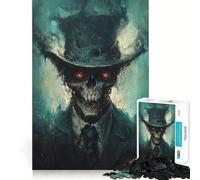 Puzzle Zombie Smoke da 1000 pezzi,divertente per allenare la mente,senza sbavature,pezzi ben tagliati,attività che assorbe l'attenzione durante le serate tranquille (38x52cm)