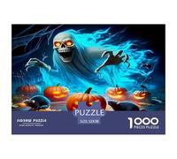 Puzzle Zucche Halloween 1000 pezzi - Fantasma Zucche Ratti 52x38cm