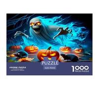 Puzzle Zucche Halloween 1000 pezzi - Fantasma Zucche Ratti regalo 70x50cm