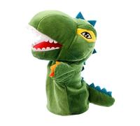 puzzlegame Mano di burattini di dinosauro, burattini di dinosauro per bambini - Burattini di peluche,Giocattoli realistici con marionette per animali, giocattoli con marionette a mano per bambini,
