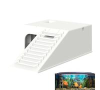 puzzlegame Piattaforma - Rampa per crogiolarsi per Tartarughe Stabile e Durevole,Piattaforma basking per terrazza per Tartarughe con rifugio e Filtro 'Acqua per Rana, Rettile