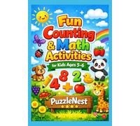PuzzleNest: Fun Counting & Math Activities for Kids Ages 5-6: A Numbers 1-10 Activity Book for Early Learners