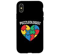 Puzzleologist Jigsaw Puzzle Lover Solver Donne Bambini Puzzle Custodia per iPhone X/XS