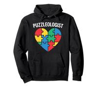 Puzzleologist Jigsaw Puzzle Lover Solver Donne Bambini Puzzle Felpa con Cappuccio
