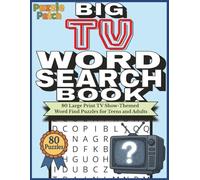 PuzzlePatch Big TV Word Book: 80 Large Print TV Show-Themed Word Find Puzzles for Teens and Adults