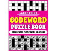 Puzzlepoint Publication Large Print Codeword Puzzle Book (Tascabile)