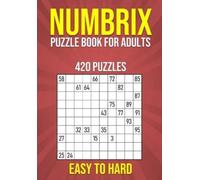 Puzzler Pro Pub Numbrix Puzzle Book for Adults - 420 Puzzles - Easy (Tascabile)
