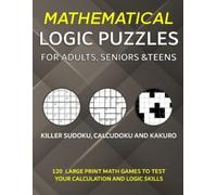 Puzzler Pro Publ Mathematical Logic Puzzles for Adults, Seniors and (Tascabile)
