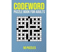 Puzzler Pro Publishing Codeword Puzzle Book for Adults - 90 Puzzles (Tascabile)
