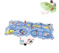 PuzzleRacer Kids Car Track Set, DIY Puzzle Tracks with Vehicles, 5/15/25PCS Puzzle Racer Kids Car Track Set, Children's Educational Puzzle Track Car Play Set (Space,15Pcs)