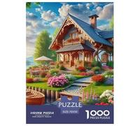 Puzzles 1000 Pezzi Cottage Per Adulti E Ragazzi Intrattenimento Creativo Collection Country Style Regalo Per La Famiglia 70x50cm/1000pcs
